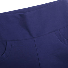 High Waist Pencil Pants Capris Plus Size