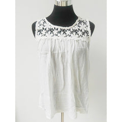 Chiffon Blouses Solid Sleeveless Bow O-Neck