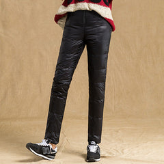 Elastic Plus Size Thicken Female Trousers