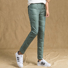 Elastic Plus Size Thicken Female Trousers