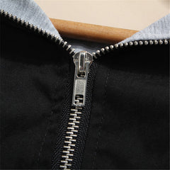 Winter Warm Sweatshirts Casual Solid Hooded Zipper