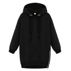 Long Sleeve Hooded Loose Warm Sweatshirt