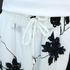 Haren Thin Chiffon Trousers Loose Leisure Pants