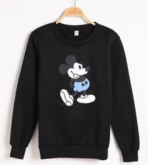 Mouse Printed Sweatshirt Hoodies Tracksuits Pullover