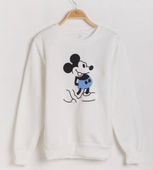 Mouse Printed Sweatshirt Hoodies Tracksuits Pullover