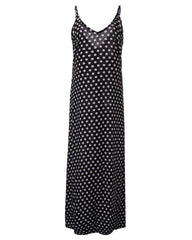 Strapless Polka Dot Casual Loose Long Maxi Summer Dress
