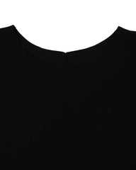 Chiffon Split Backless Short Sleeve Loose Irregular Hem Tops