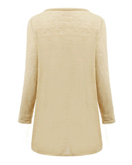 Batwing Long Sleeve Casual Loose Solid Top Shirt Sweater