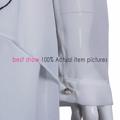 Long Sleeve Women Chiffon Blouse White Lace