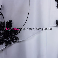 Long Sleeve Women Chiffon Blouse White Lace