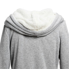 Thick Fleece Warm Sweatshirt Zipper Hoodie