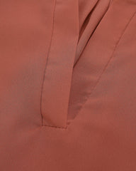 V Neck Chiffon Blouse Fold Long Sleeve Casual