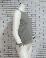 Long Sleeve Lace Crochet Pullovers