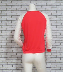 Long Sleeve Lace Crochet Pullovers