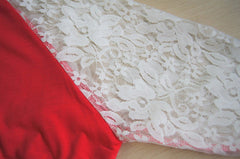 Long Sleeve Lace Crochet Pullovers