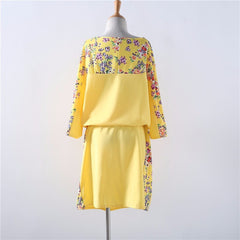 Summer Dress Big Size Printed Dress Straight