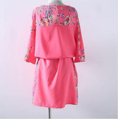 Summer Dress Big Size Printed Dress Straight