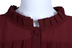 Long Sleeve Women Chiffon Blouse