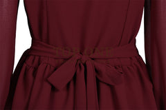 Long Sleeve Women Chiffon Blouse