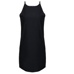 O-Neck Sleeveless Off Shoulder Casual Loose Mini Dress