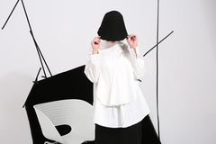 Long-sleeve Loose Cotton Top
