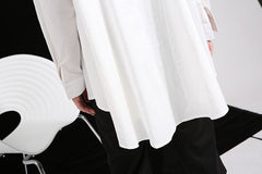 Long-sleeve Loose Cotton Top