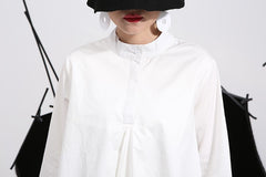 Long-sleeve Loose Cotton Top