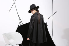 Long-sleeve Loose Cotton Top