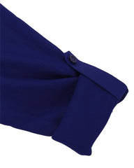 V neck Long Sleeve Party Mini Chiffon Shirt Dress