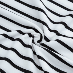 Long Maxi Loose Dress Striped Batwing Sleeve Off-shoulder