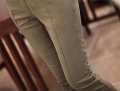 Female Patchwork Pencil Trousers Plus Size