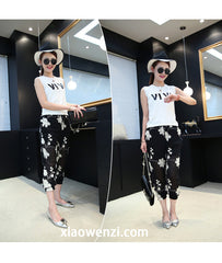 Haren Thin Chiffon Trousers Loose Leisure Pants