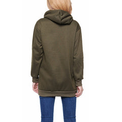 Long Sleeve Hooded Loose Warm Sweatshirt