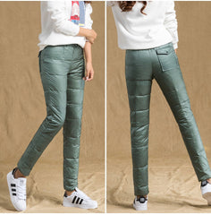 Elastic Plus Size Thicken Female Trousers