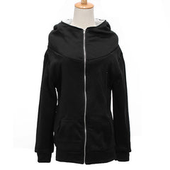 Fashion Zipper Up Thick Fleece Outwear Casual Coats Jacket