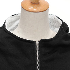 Fashion Zipper Up Thick Fleece Outwear Casual Coats Jacket