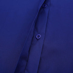 Bow Long Sleeve Casual Amsymetircal Chiffon Blouse