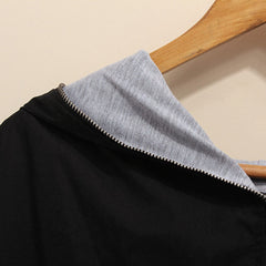 Winter Warm Sweatshirts Casual Solid Hooded Zipper