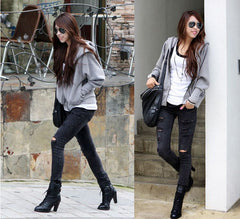 Bat Sleeve Loose Casual Long-sleeved Sweatshirts
