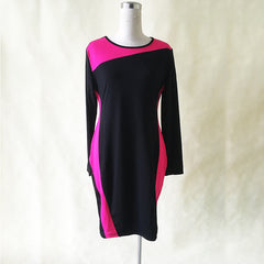 Plus Size Bandage Dress Slim Show Thin