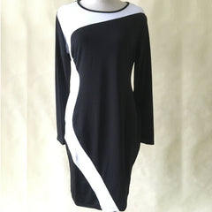 Plus Size Bandage Dress Slim Show Thin